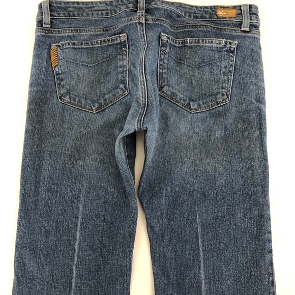 PAIGE Laurel Canyon l Sz 31 l Lightly Distressed Bootcut Jeans - Picture 6 of 12